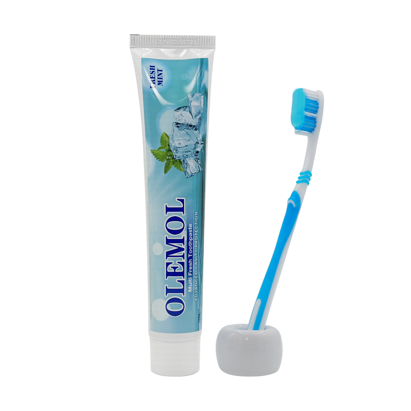 OLEMOL Dentifrice Multi Frais 100g - Saveur Menthe Fraîche avec Protection Caries Avancée pour l'Hygiène Bucco-Dentaire Quotidienne & Soins Dentaires