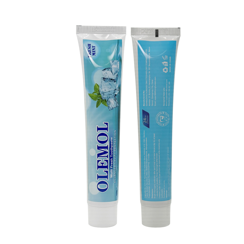 OLEMOL Dentifrice Multi Frais 100g - Saveur Menthe Fraîche avec Protection Caries Avancée pour l'Hygiène Bucco-Dentaire Quotidienne & Soins Dentaires