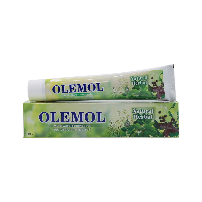 OLEMOL Dentifrice Multi Blanc 90g - Formule Blanchiment Maximal & Anti-Taches pour un Éclaircissement Efficace des Dents & Soin Bucco-Dentaire Quotidien