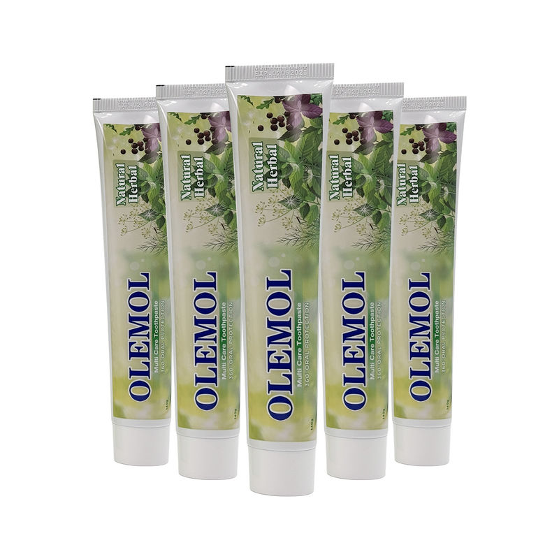 OLEMOL Dentifrice Multi Blanc 90g - Formule Blanchiment Maximal & Anti-Taches pour un Éclaircissement Efficace des Dents & Soin Bucco-Dentaire Quotidien