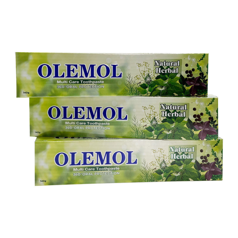 OLEMOL Dentifrice Multi Blanc 90g - Formule Blanchiment Maximal & Anti-Taches pour un Éclaircissement Efficace des Dents & Soin Bucco-Dentaire Quotidien