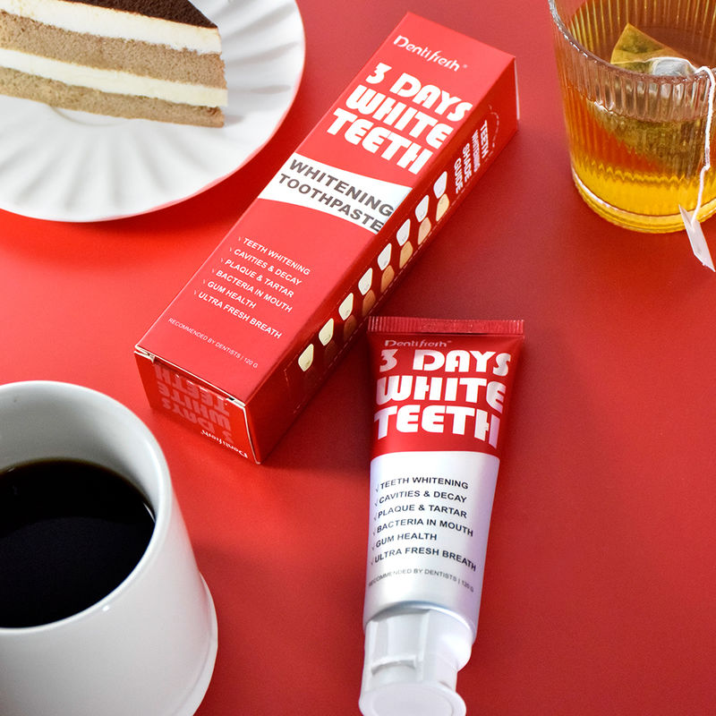 Dentifrice Blanchissant Avancé 3 Jours aux Ingrédients de Phytate de Sodium pour un Sourire Plus Éclatant