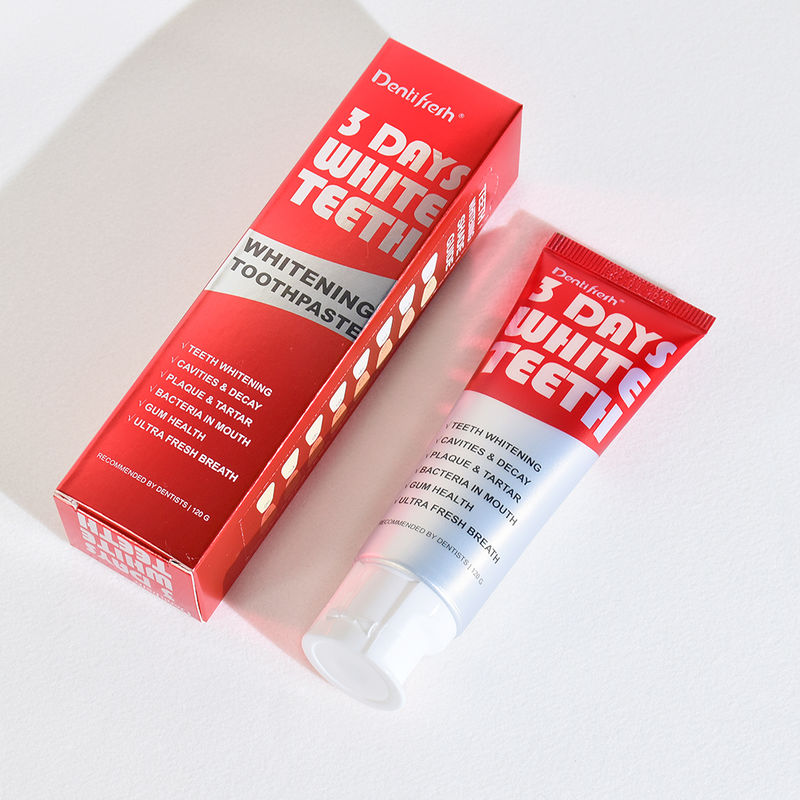 Dentifrice Blanchissant Avancé 3 Jours aux Ingrédients de Phytate de Sodium pour un Sourire Plus Éclatant