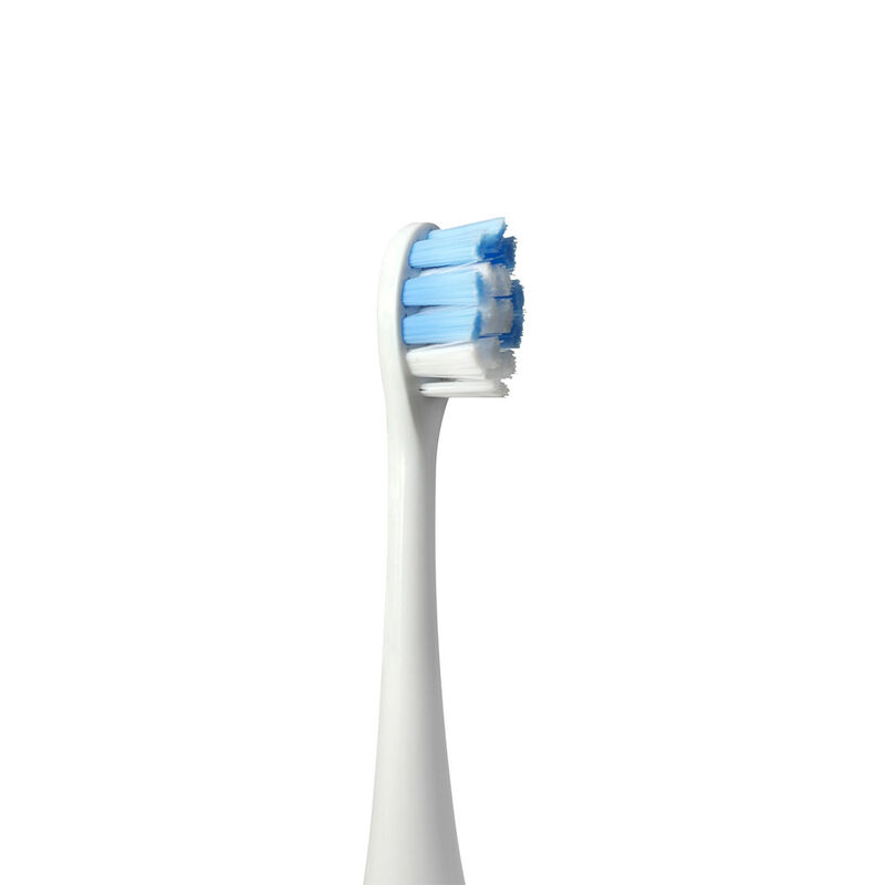 Brosse à dents électrique pour bébés ours bleu pour enfants - 2 têtes de brosse (brousse douce) Brosse à dents à son sans étanchéité avec 3 modes pour enfants 3-15 ans Kit de soins buccaux