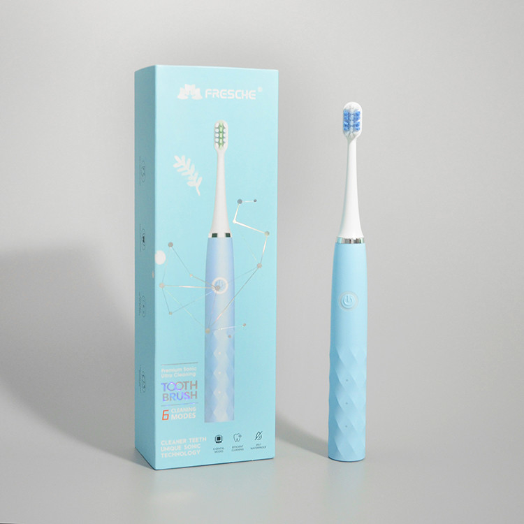 Brosse à dents électrique IPX7 de la brosse à dents 6 de voyage de mode de soin sans fil rechargeable de gomme